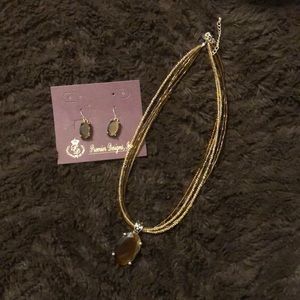 Premier Designs Solano necklace & earring set